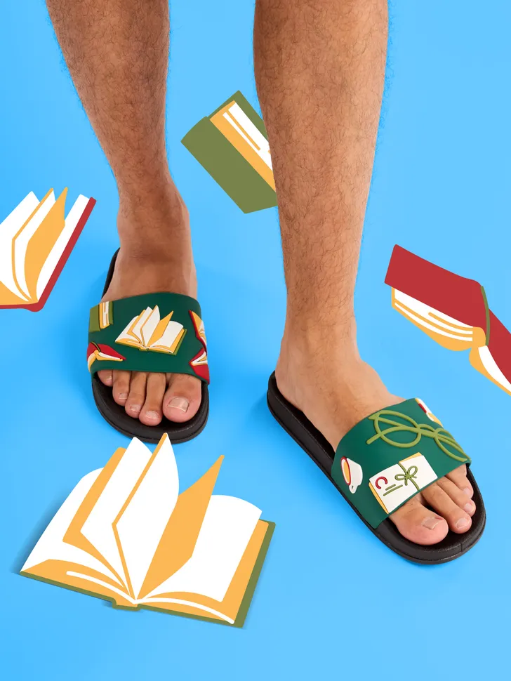 Sandales rigolotes Bibliophile