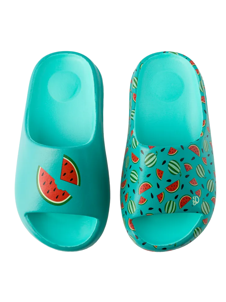 Sandales rigolotes chunky pour enfants Saison des pastèques
