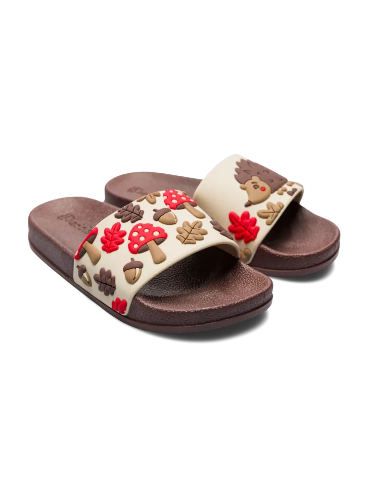 Sandales rigolotes pour enfants Hérisson forestier