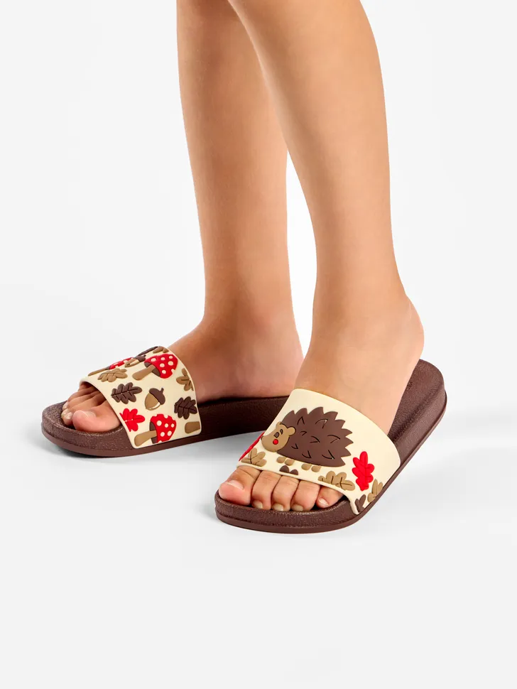 Sandales rigolotes pour enfants Hérisson forestier