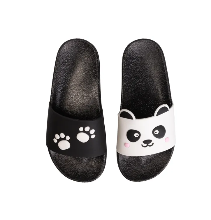 Sandales rigolotes pour enfants Pattes de panda