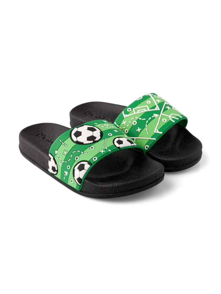 Sandales rigolotes pour enfants Terrain de football
