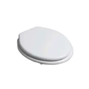 Simas Londra abattant blanc avec des charniéres chrome LO002