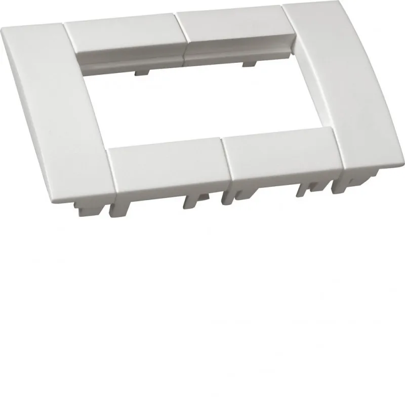 Support d'appareillage 45x45 double blanc Paloma pour goulottes alu (GT4529010)