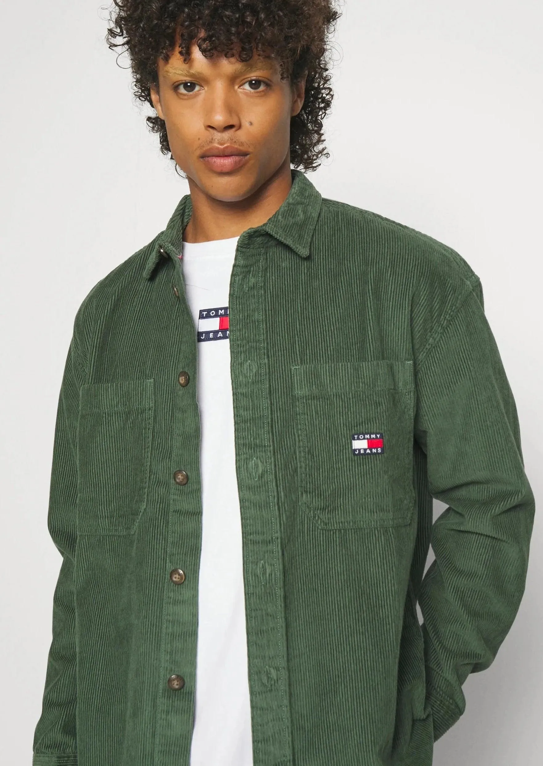 Surchemise Tommy Jeans verte