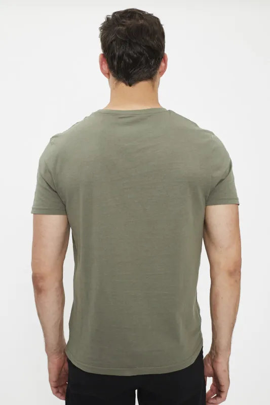 T-shirt kaki