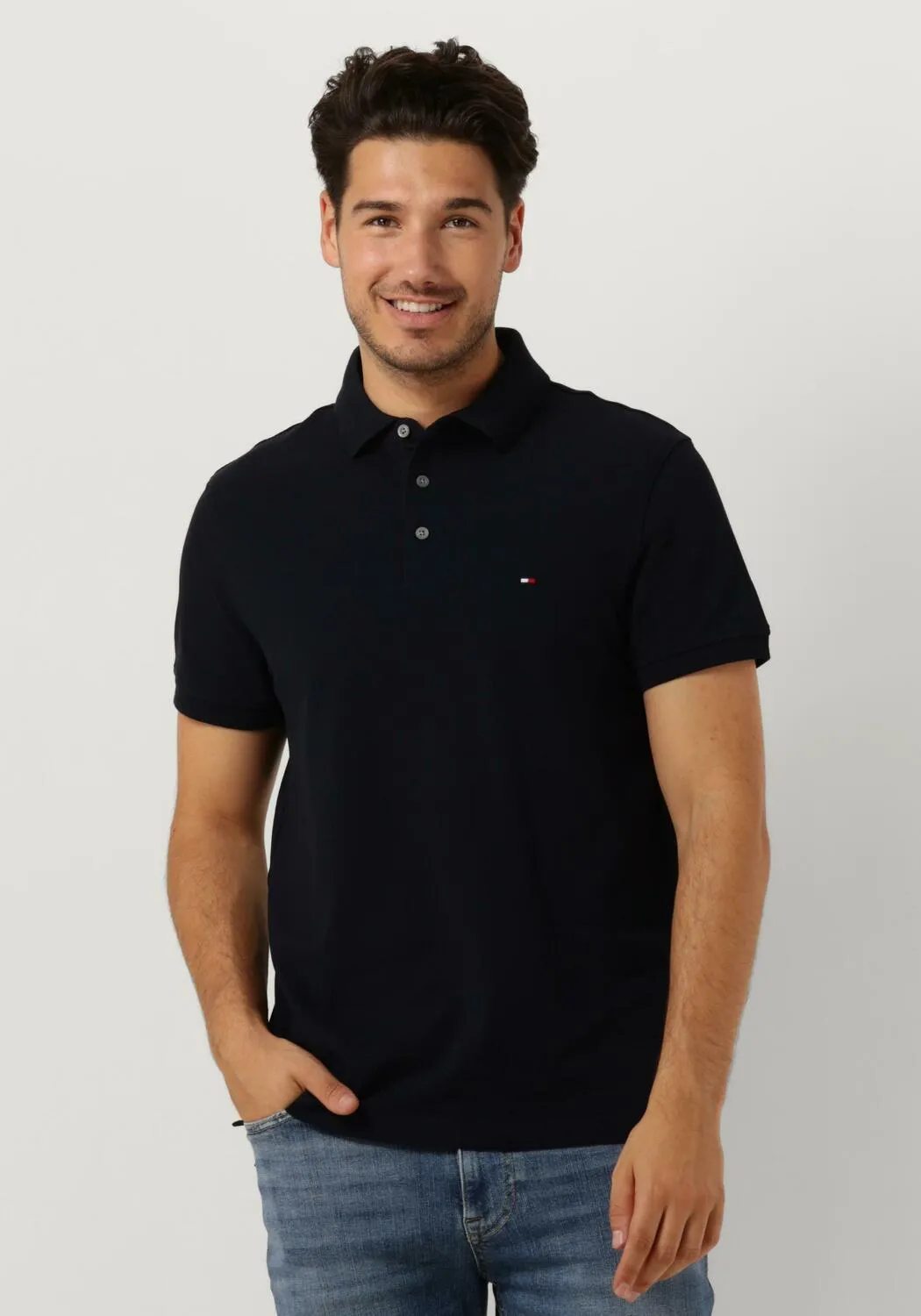 tommy hilfiger polo core 1985 slim polo bleu foncé