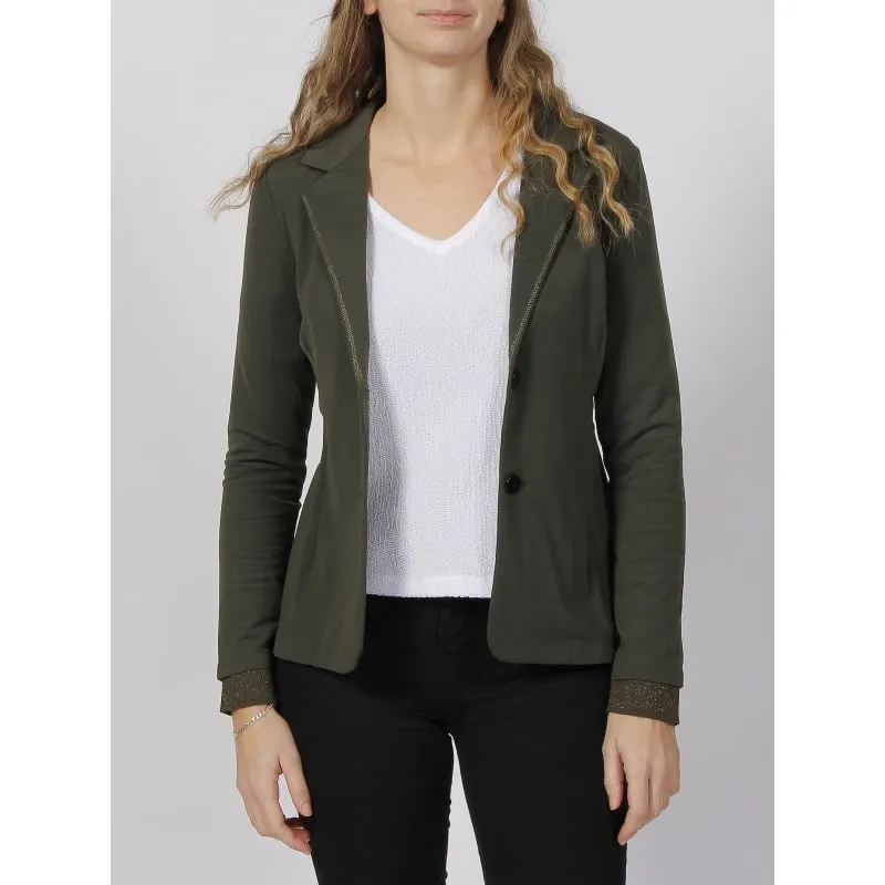 Veste dhafno avec imprimé noir femme - Sun Valley | wimod