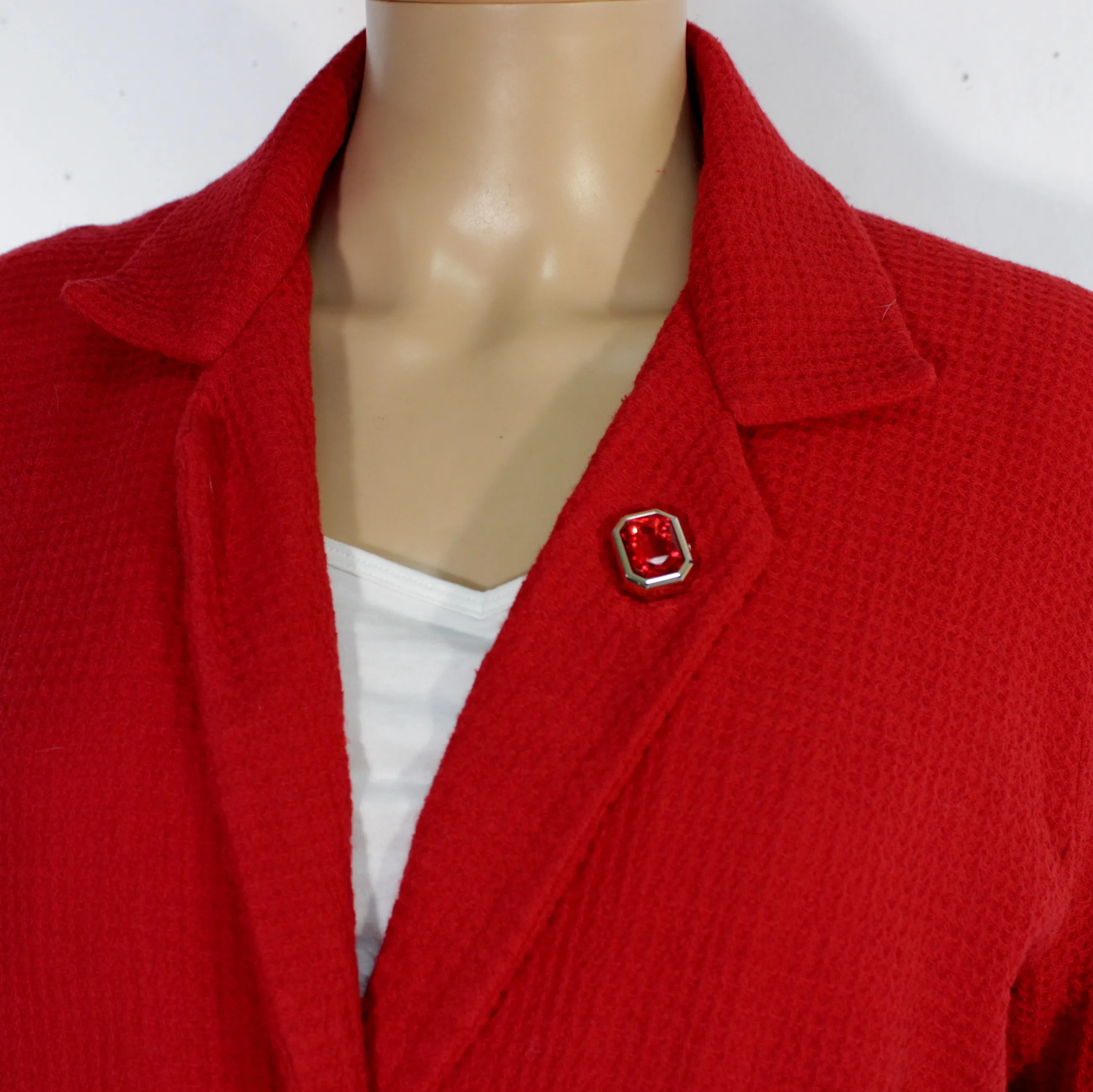 Veste Femme Rouge FRED SABATIER Taille Estimée M