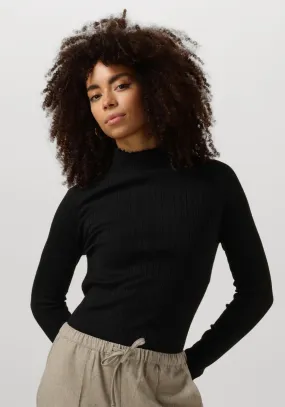 ydence knitted top kit hauts & t-shirts en noir